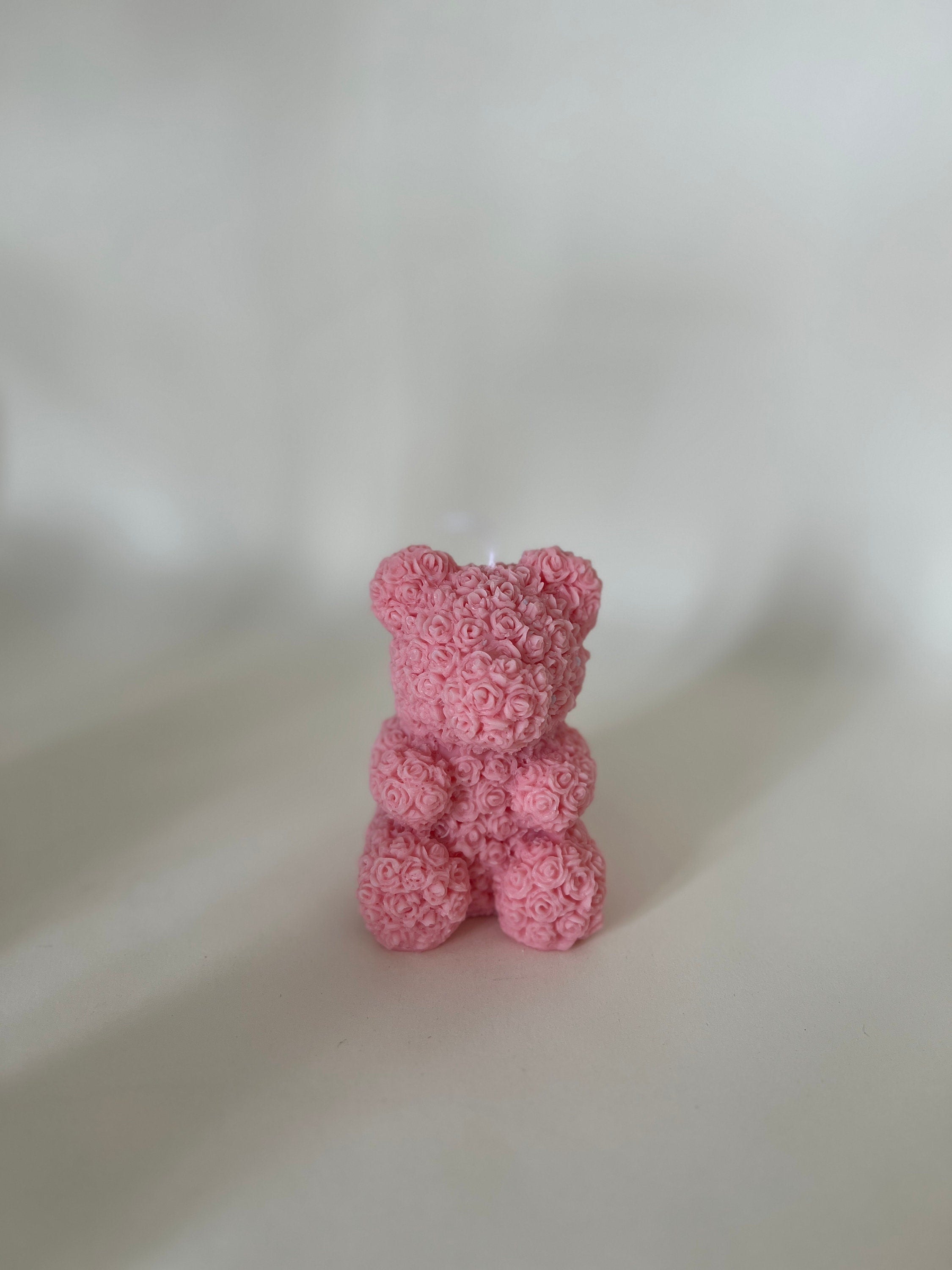 Rose Teddy Bear Candles
