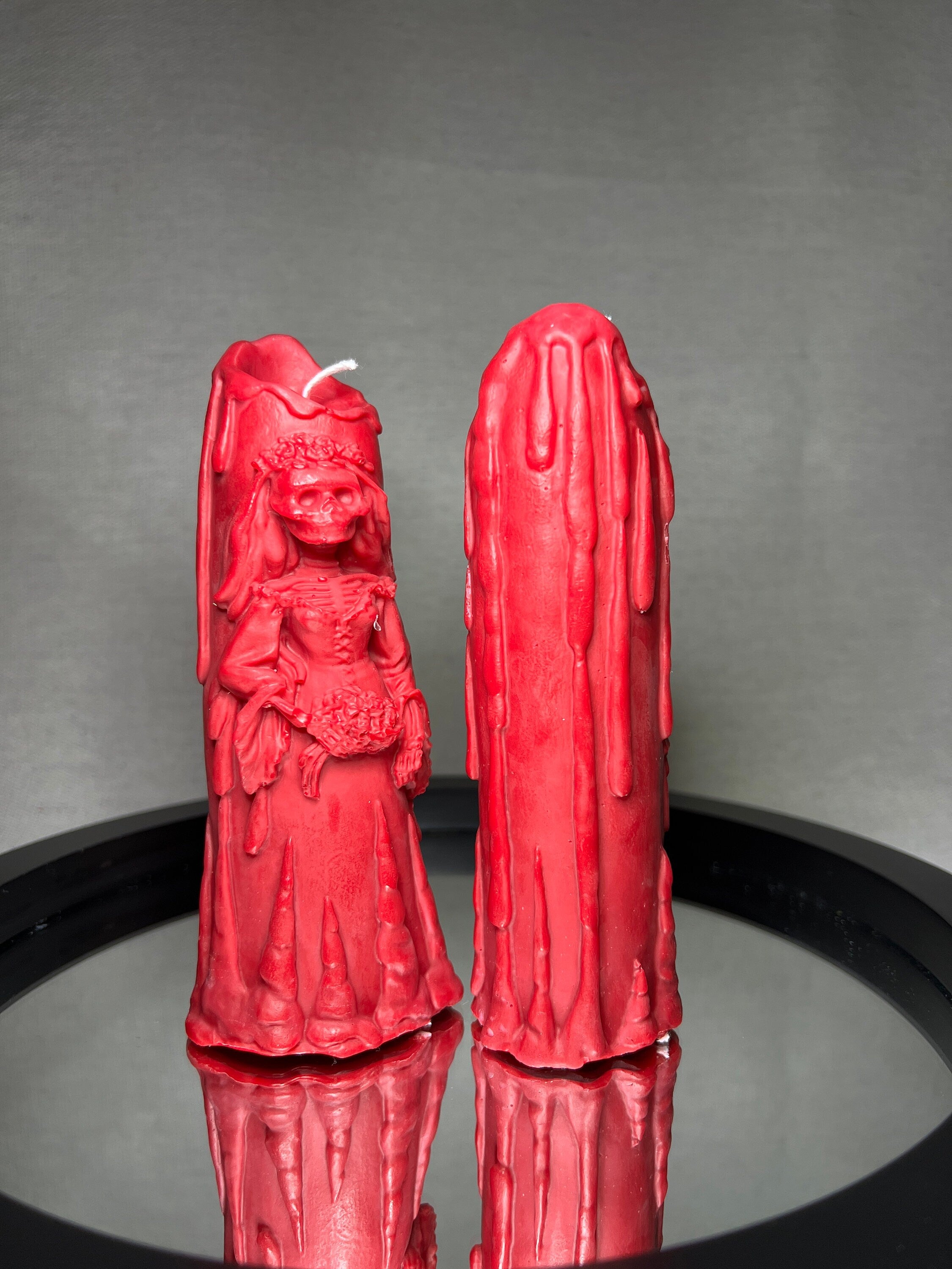 Spooky Halloween Candle Set: Ghost Bride - Groom