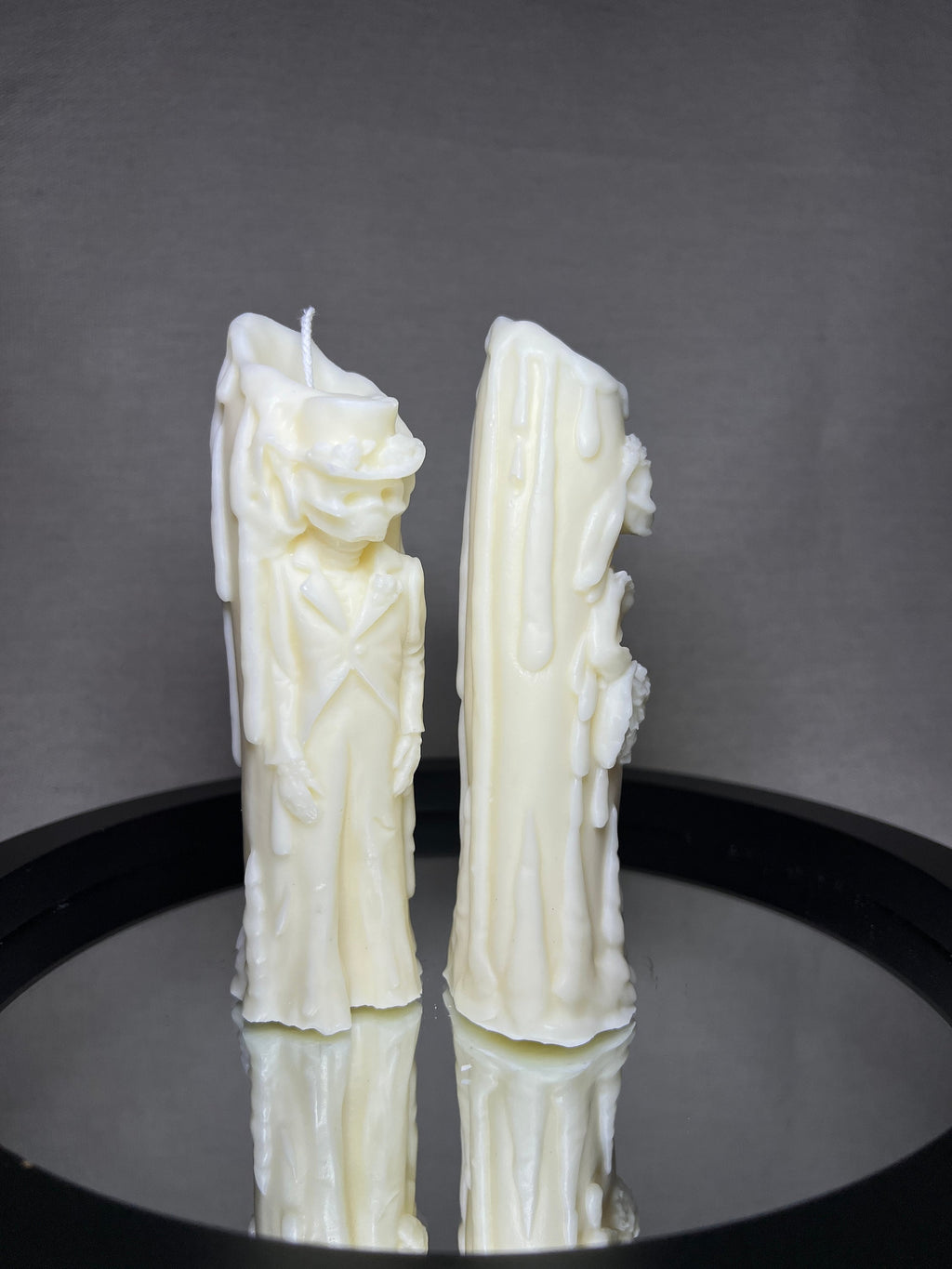 Spooky Halloween Candle Set: Ghost Bride - Groom