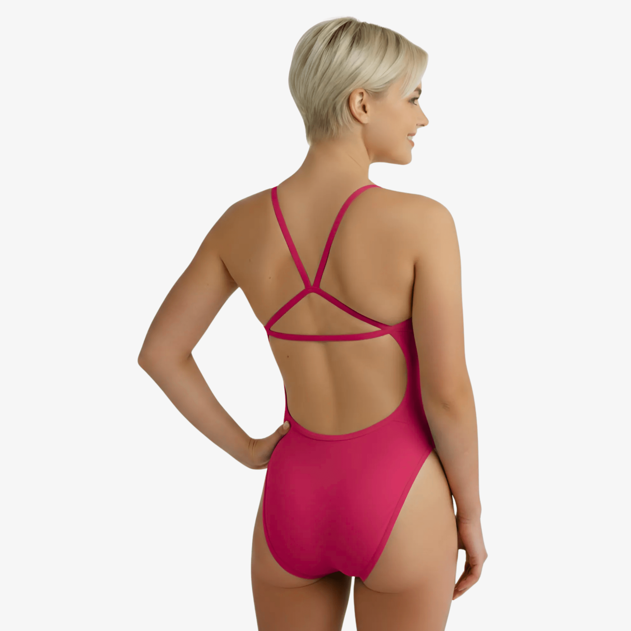 Norca Berry Open-Back One-Piece Women's Performance Swimsuit