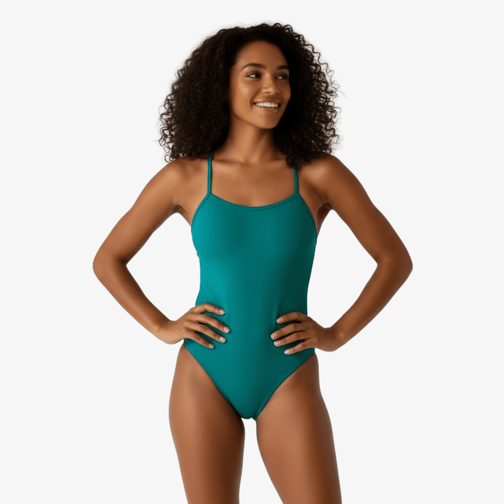 Norca Jade Open-Back One-Piece Performance Swimsuit for Women