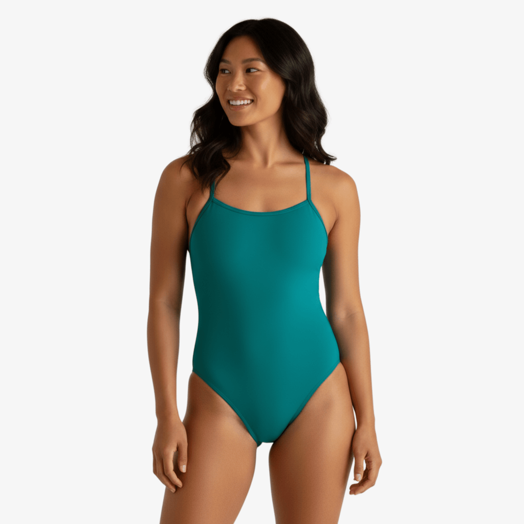 Norca Jade Open-Back One-Piece Performance Swimsuit for Women