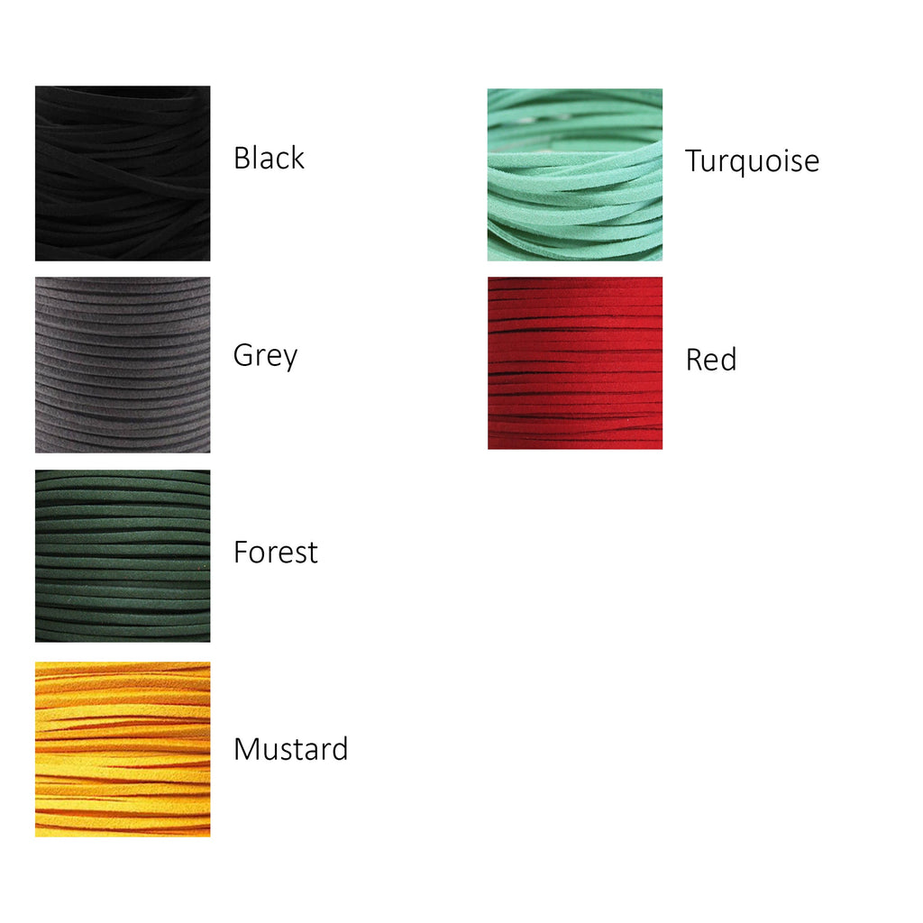 Itty Bitty Suede Bows | 14 Colours Available