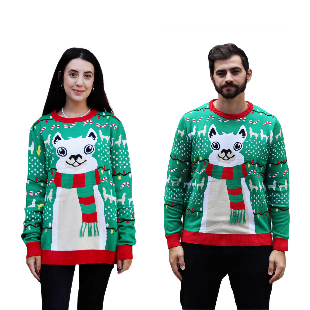 Couple - Winter Llama Sweater